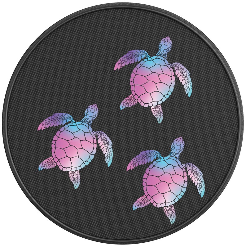 Family Of Mermaid Sea Turtles Spare Tire Cover-Fits Jeep Wrangler, Ford Bronco, Rv, Camper, Trailer & Any selling Suv