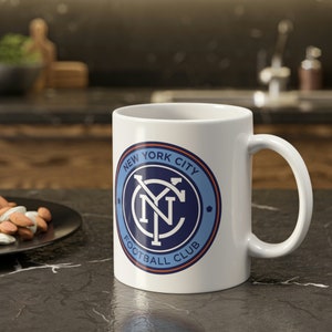 NYCFC White Ceramic Mug, 11oz