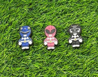 Power Ranger Shoe Charms