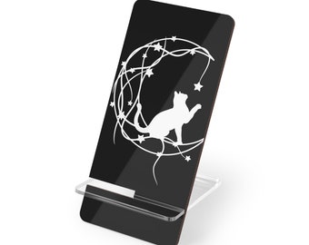 Mobile Display Stand for Smartphones. Personalised Phone holder, Adjustable phone stand, Portable phone holder.