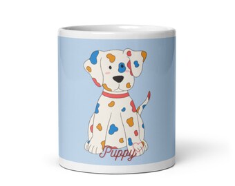 Stylish Cute Playful and Spotty Ceramic Mug; the Irresistibly cutest and Perfect companion for your Coffee and Tea breaks as Dog Lovers