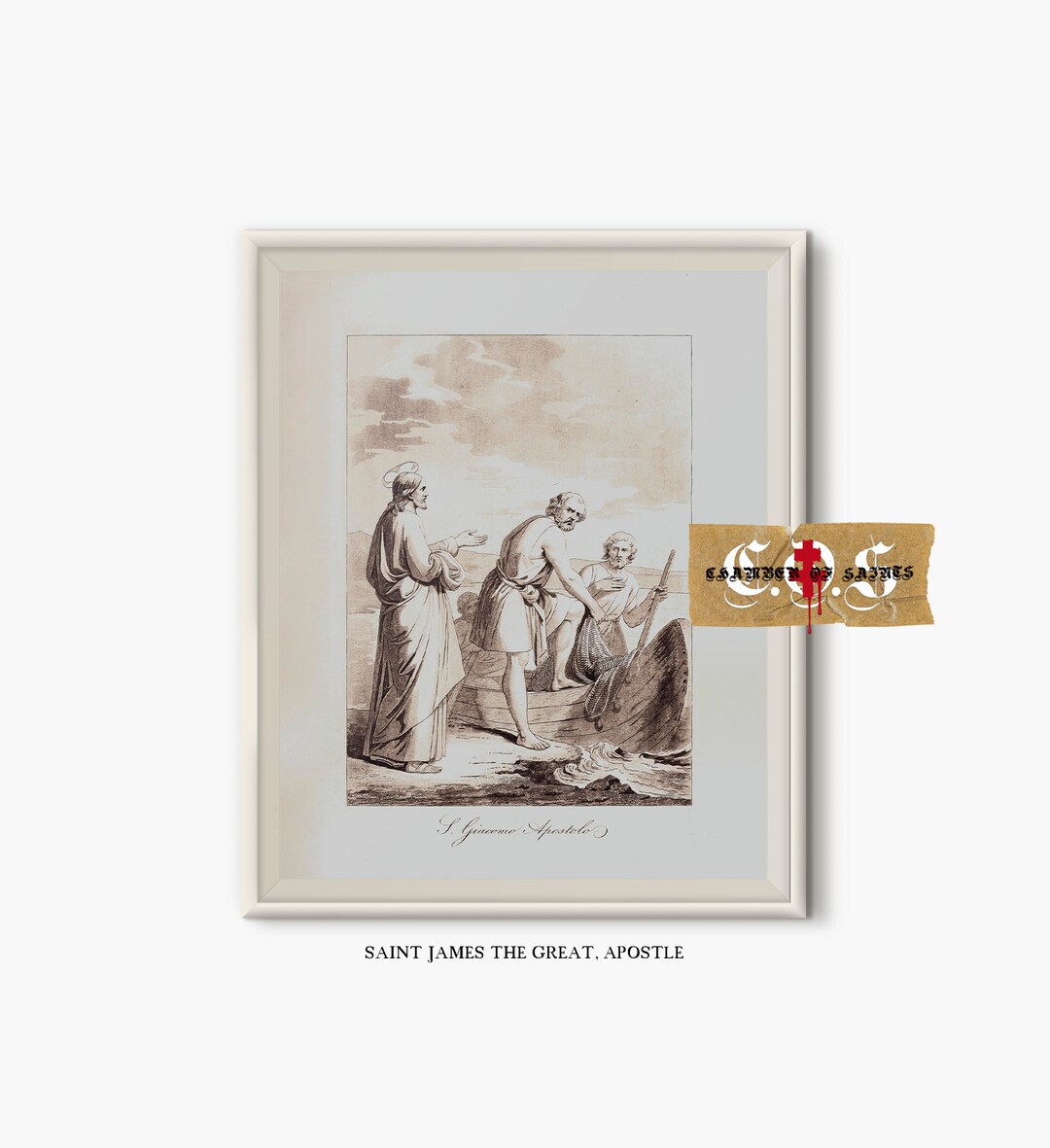 Saint James the Great, Apostle | Vintage Christian Sacred Art ...