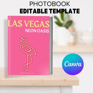 Travel Photo Book Template Travel Photo Book Canva Template Coffee Table Book Home decor digital download