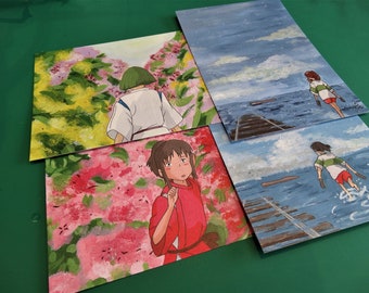 Spirited Away Set of 4 Art Prints