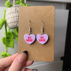 Love heart sweet earrings
