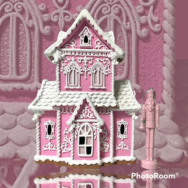 Pastel Gingerbread House Etsy