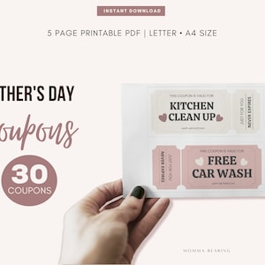 Printable Mother&#39;s Day Coupons