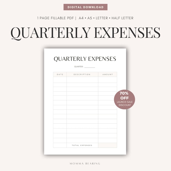Quarterly Overview A5 Etsy quarterly-overview-a5-etsy