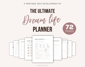 Printable Self Care Journal, Self-Love Planner, Mindfulness Journal, Mental Health Workbook, Wellness Journal PDF, Gratitude Journal iPad
