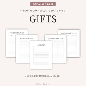 Christmas Planner Printable, Christmas Binder A5, Gift Budget Planner ...