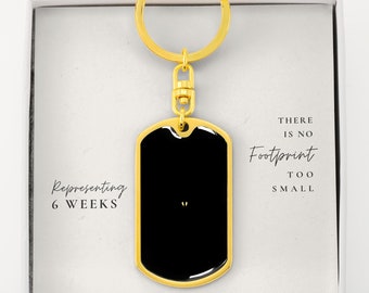 4-7 Weeks Miscarriage Keychain for Dad | Chemical Pregnancy Loss Gift | Dad of an Angel Dad Gift | Daddy of an Angel | Miscarriage Gift Men