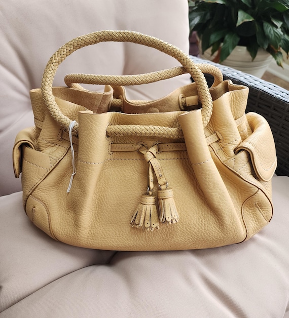 Cole haan tassel leather shoulder bag sales