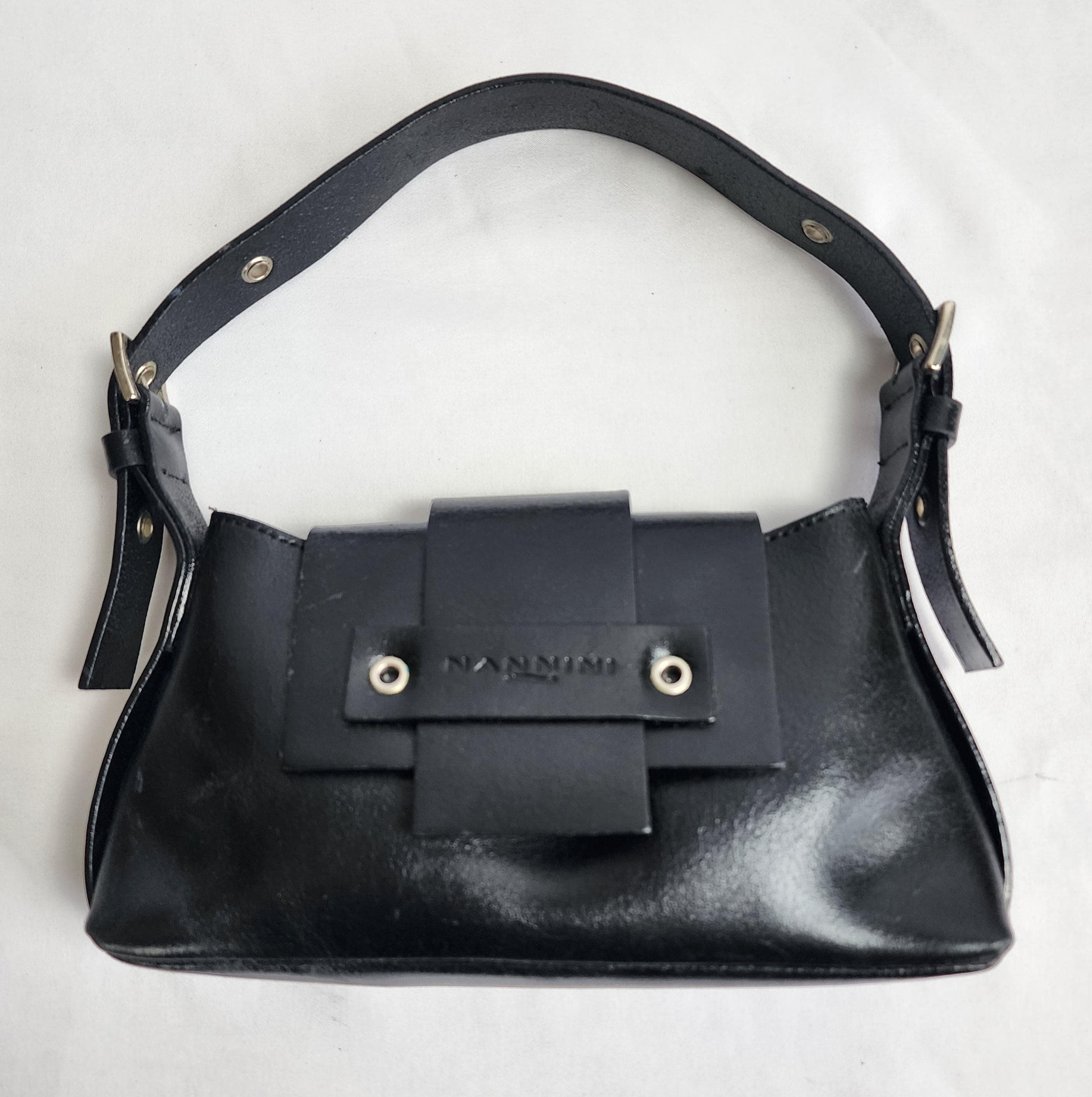 90's Italian Leather Handbag - Etsy