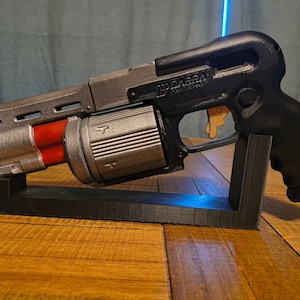 Cyberpunk NOVA Prop Replica, Hand Painted, Removable Cylinder, Display Stand Included