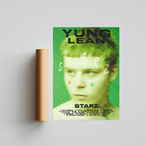 Yung Lean "Starz" Album Poster