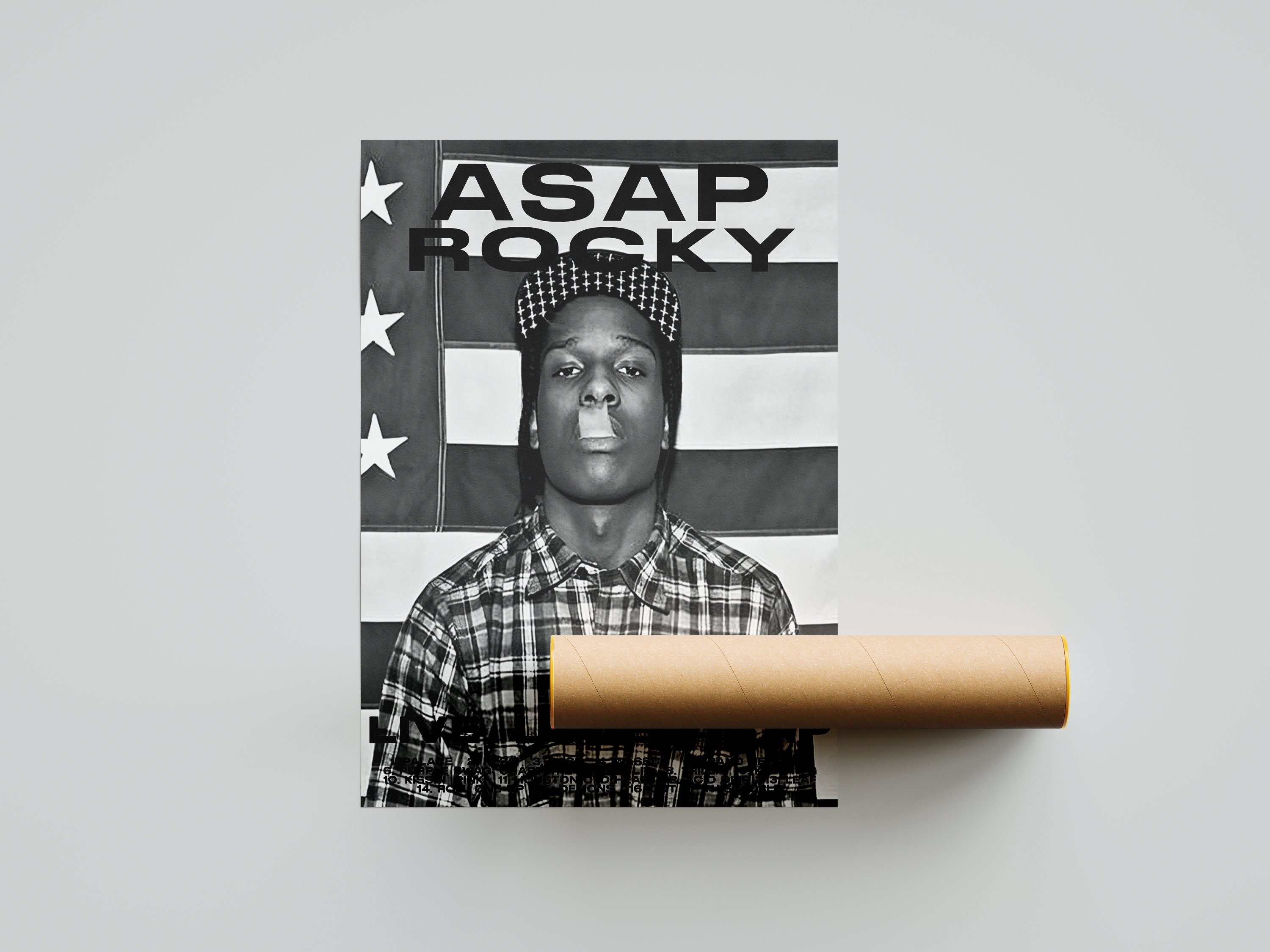 ASAP Rocky live. Love. Asap Album Poster Etsy