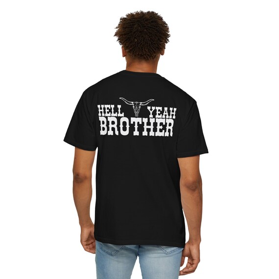Western Hell Yeah Brother T-shirt - Etsy