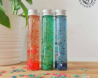 Sensory Calm Bottle Holographic Sequins