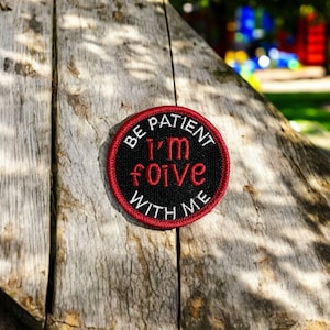 Stray Kids Bügelbild - Be Patient, I&#39;m Foive