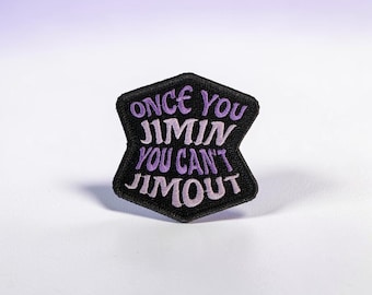 BTS Iron-On / Sew-On Patches - Once you Jimin