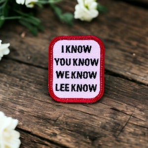 SKZ Iron-on / Sew-on Patch - I Know, You Know, We Know, Lee Know