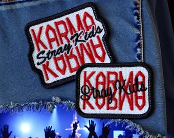 Stray Kids Iron-on / Sew-on Patch - Karma Reds