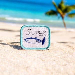 BTS Iron-On / Sew-On Patch - Super Tuna, Jin