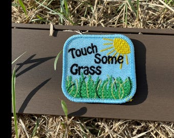 Stray Kids Iron-on / Sew-on Patch - Touch Some Grass