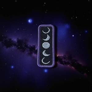 BTS Iron-on / Sew-on Patch - Moon phases