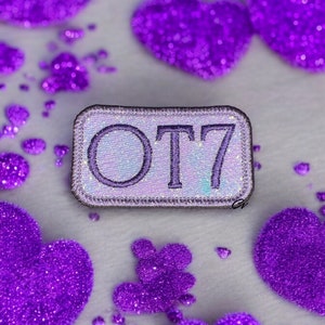 BTS Mylar Iron-on / Sew-on Patch - OT7