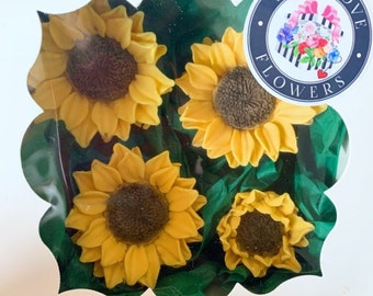 Sunflower soaps gift box, Sunflowers soaps