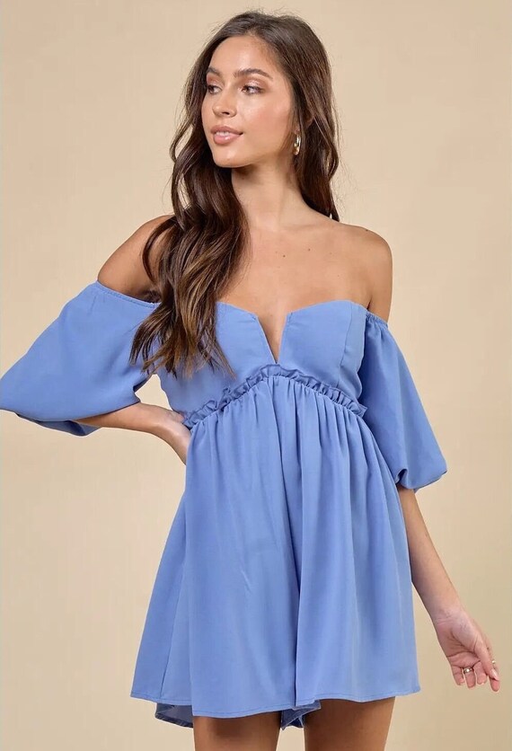 Combishort Lily Barboteuse d'été pour femmes Off the Sholder