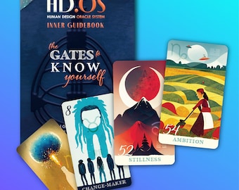 The Human Design Oracle System Card Deck: HD.OS - Intuitive Human Design Guide - Human Design Oracle Cards and Intuition Tools