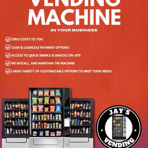 Custom Vending Machine Flyer: Personalized (digital Download) - Etsy