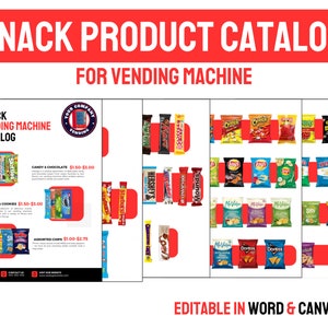Snack Vending Katalog | Verkaufsautomat | Snack Produkte