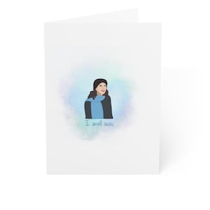 Tarjeta de Gilmore Girls "Huelo nieve"