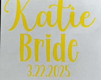 Special Order - CUSTOM Personalized Vinyl Name Decal