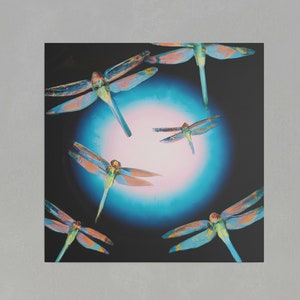 Dragonfly Wall Art-Dragonfly Print-Dragonfly Items-Dragonfly Gifts-Dragonfly Gift-Dragonfly Home Decor-Japanese Items-Ukiyo-e Art-Watercolor