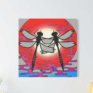 Dragonfly Wall Art-Dragonfly Print-Dragonfly Items-Dragonfly Gifts-Dragonfly Gift-Dragonfly Home Decor-Ukiyo Art-Ukiyo-e art-Japanese Art