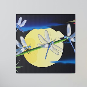Dragonfly Wall Art-Dragonfly Print-Dragonfly Items-Dragonfly Gifts-Dragonfly Gift-Dragonfly Home Decor-Ukiyo Art-Ukiyo-e Art-Japanese Art