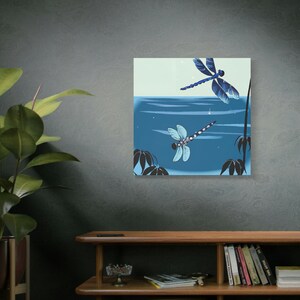 Dragonfly Wall Art-Dragonfly Print-Dragonfly Items-Dragonfly Gifts-Dragonfly Gift-Dragonfly Home Decor-Ukiyo Wall Art-Japanese Art-Anime Art
