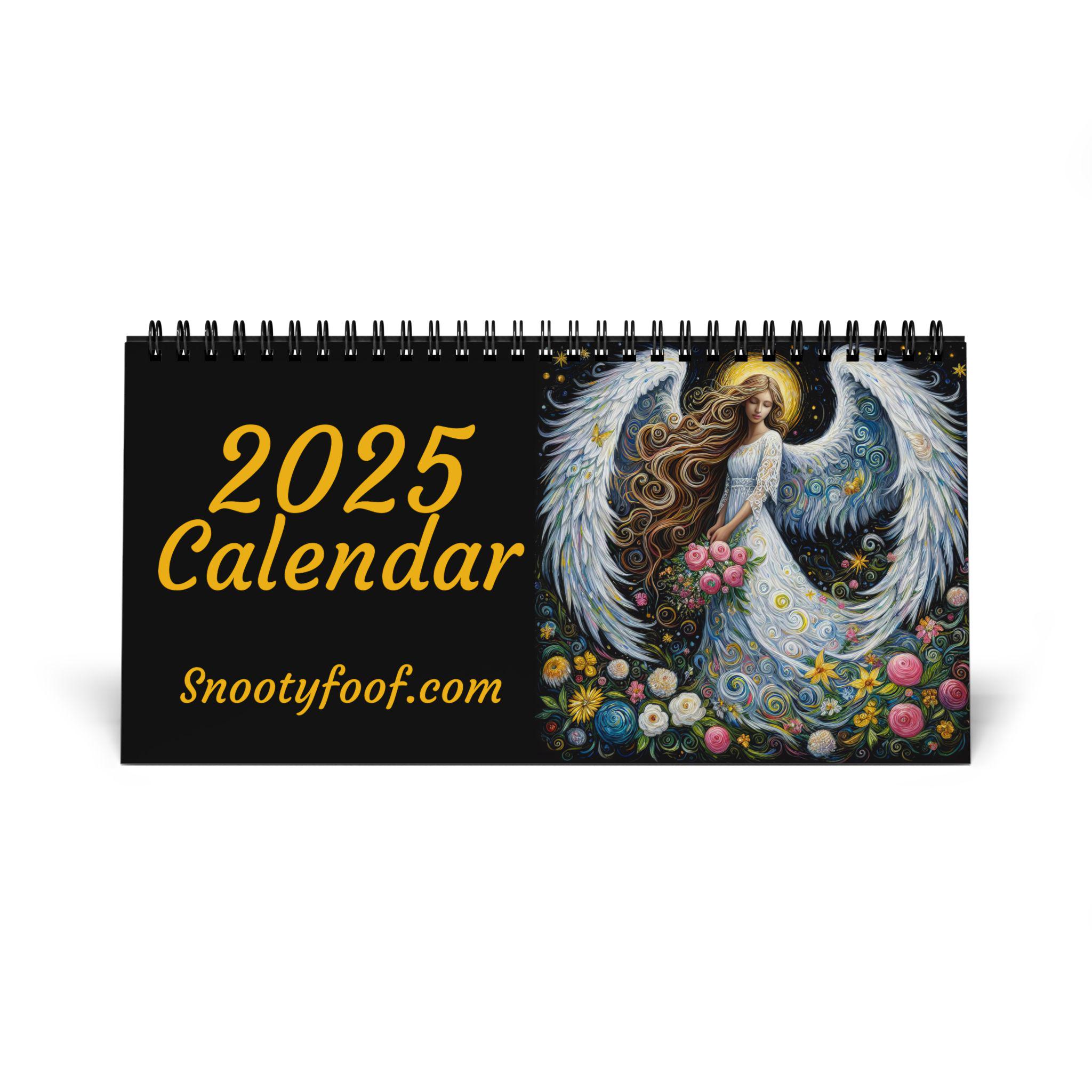 2025 Angel Desktop Flip Calendar, Small Planner for Home and Office - Etsy