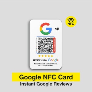 1 carte d'avis Google sans contact NFC, carte simple face, cartes de commentaires en PVC, carte de visite personnalisée, cartes imprimées, carte de visite d'appel