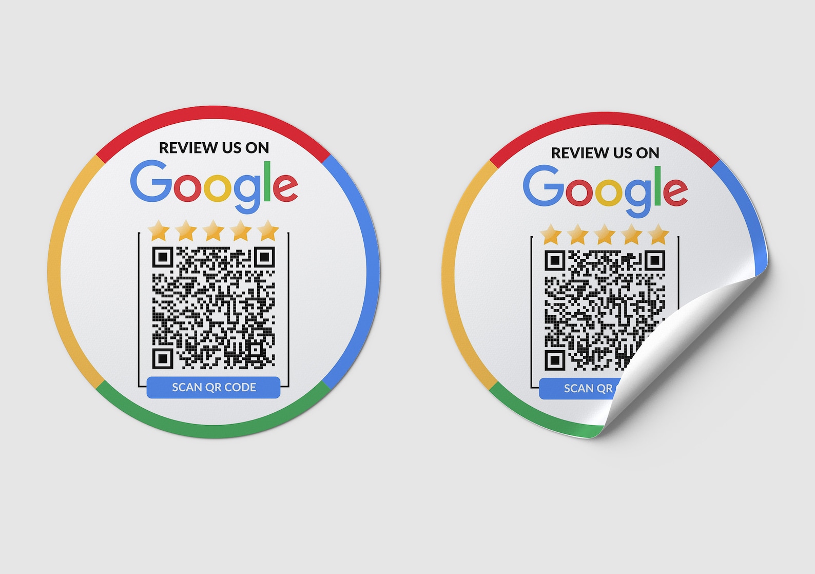 Window Stickers, Google Review QR Code Stickers, Custom Stickers ...
