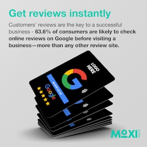 NFC card Google Review Cards, Custom Design, Tap Review Card, Increase Reviews, Personalised Business Card, Printed Cards, Business Card image 4