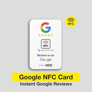Witte NFC Google-recensiekaarten, enkelzijdige of dubbele kaart, PVC-feedbackkaarten, visitekaartje, bedrukte kaarten, visitekaartje