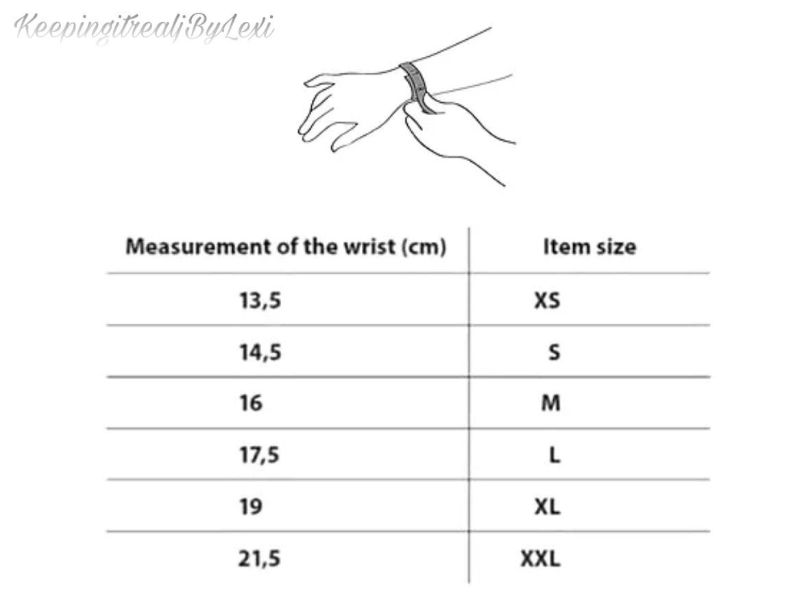 Bracelet Size Guide Pt.2: Find Someone Else' Bracelet Size Without Wrist  Size