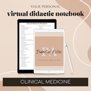 Didactic Year Physician Assistant Notebook