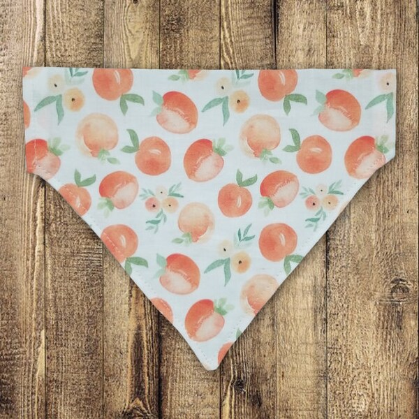 Peach Dog Bandana Etsy