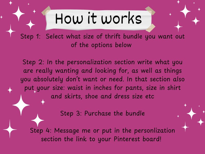 Pinterest Board Thrifted Bundle, Mystery Thrifted Style Bundle, Personal Style Guide Thrifted Bundle Clothing, Style Box Women’s Clothing image 2
